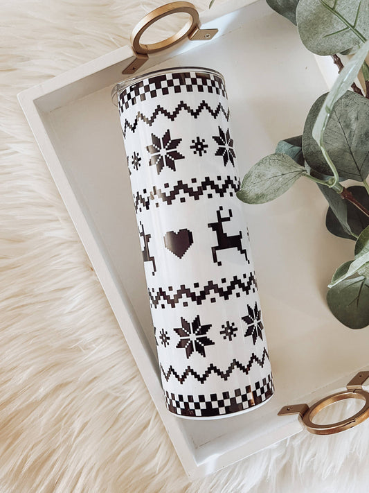 Christmas Sweater 20oz Skinny Tumbler