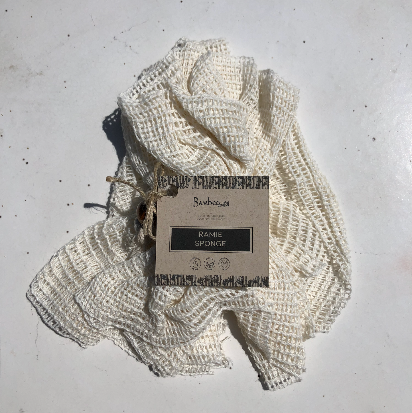 Shower Pouf | Ramie Exfoliating Sponge