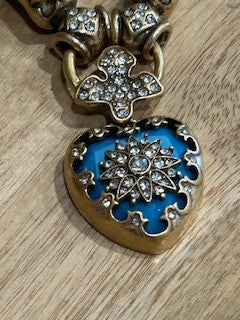 The Stella Maris Heart Necklace and Earring Set