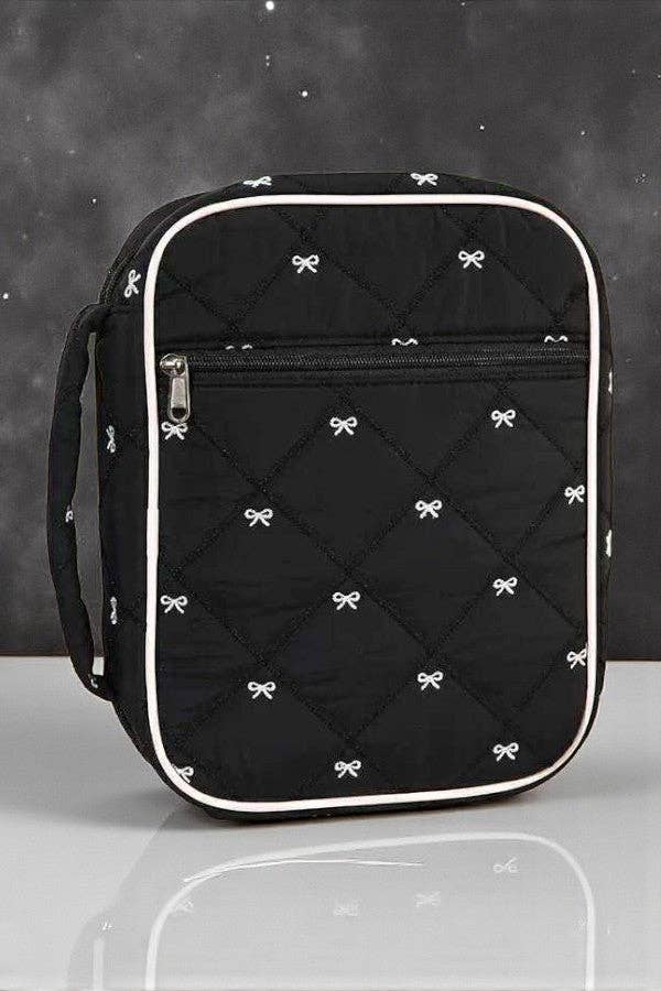 Black and White Bow Bible Cover