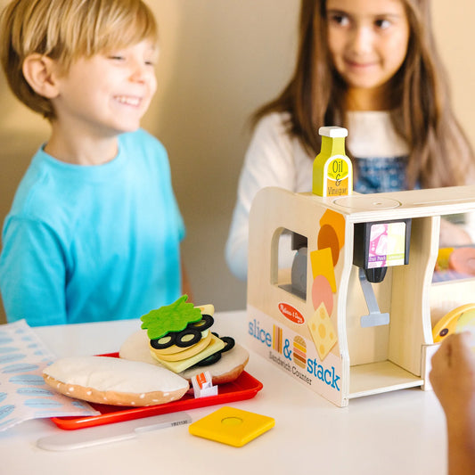 Melissa & Doug Slice & Stack Sandwich Counter
