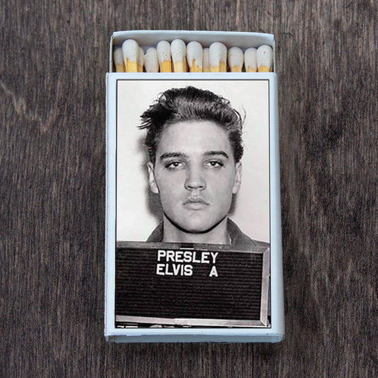 Matches • Celebrity Mug Shot/ Elvis • Home Decor for Candles