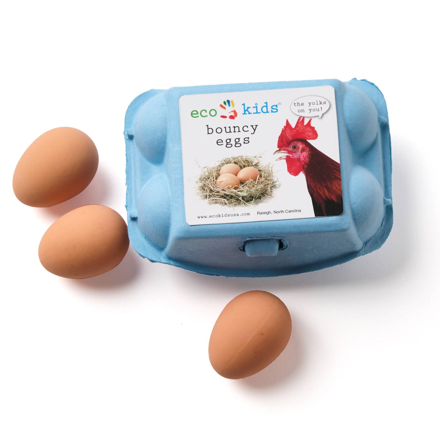 Eco Kids Bouncy Eggs - case