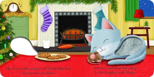 Christmas Kitten- Touch & Feel Book
