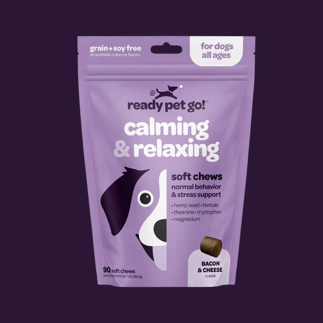 Ready, Pet Go! Calming & Relaxing Dog Chews for Anxiety & Stress Relief