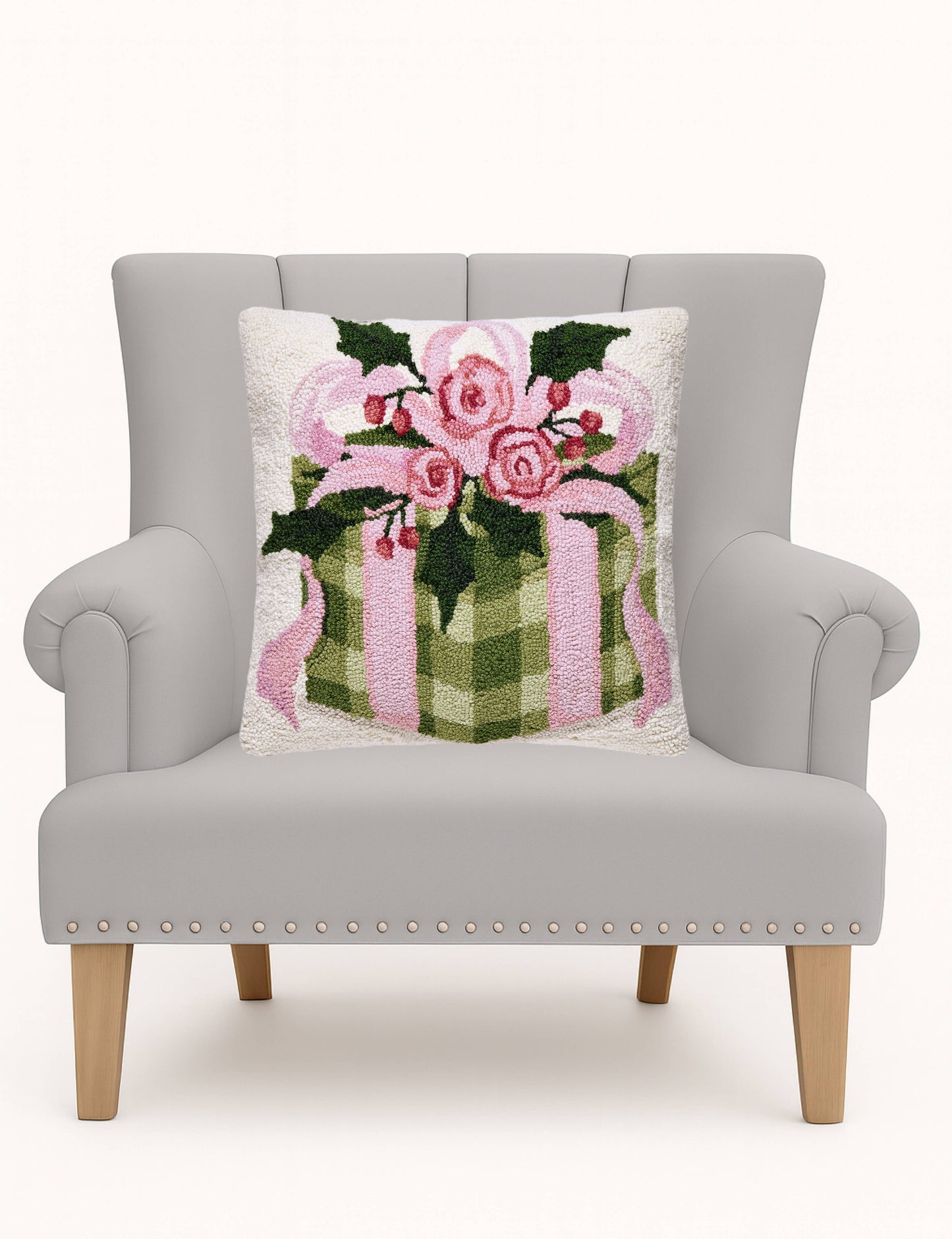 Peking Handicraft Shabby Chic Gift Hook Pillow