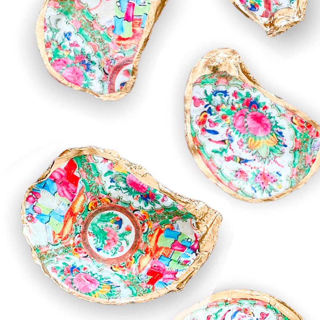 Kcrookdesign's Rose Medallion Oyster Shell