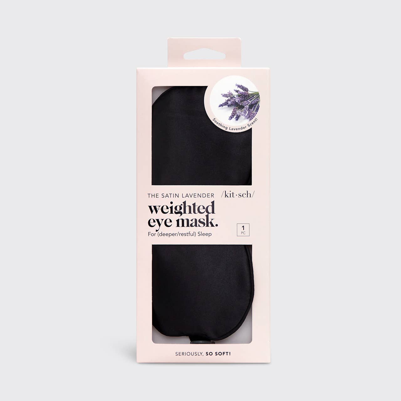 Kitsch The Lavender Weighted Satin Eye Mask