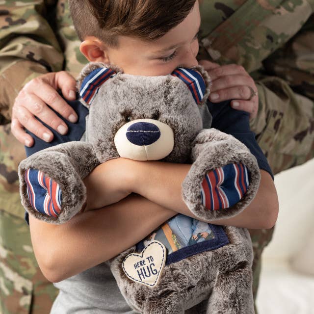 Demdaco's Here to Hug Bear - Military