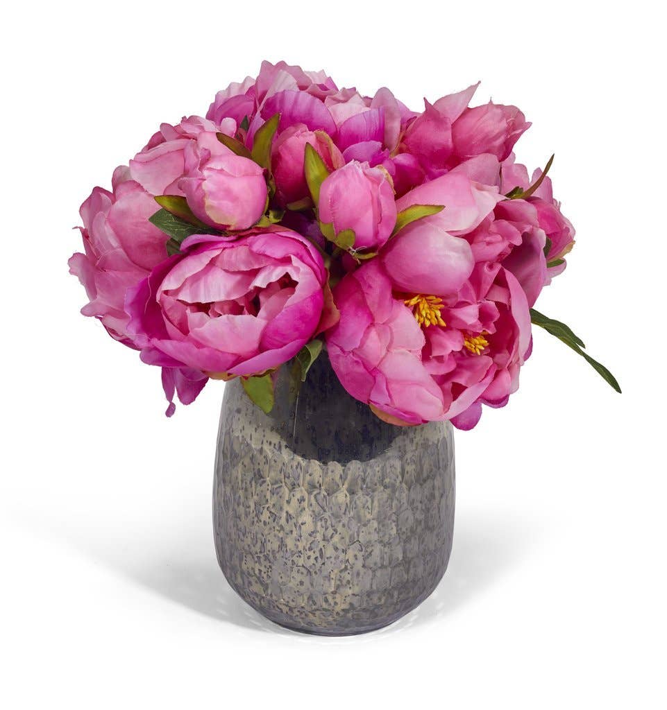 T&C Peony in Beehive Glass - PINK