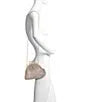 Badgley Mischka Nikko Crystal Mesh Pouch Clutch