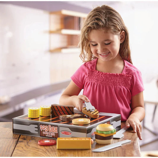 Melissa & Doug Grill & Serve BBQ Set