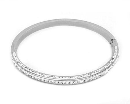 The "Stiletto" Pavé Bangle
