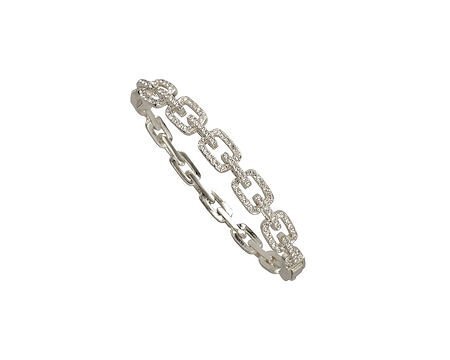 The "Metropolitan" Pavé Chain Bracelet