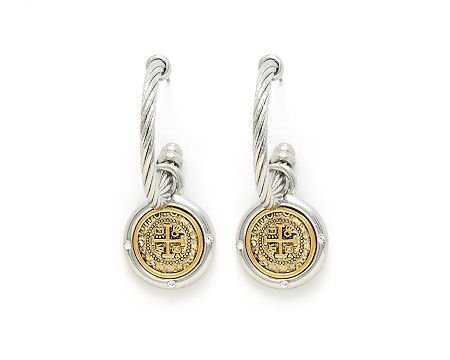 The Meridian Two-Tone Coin Drops