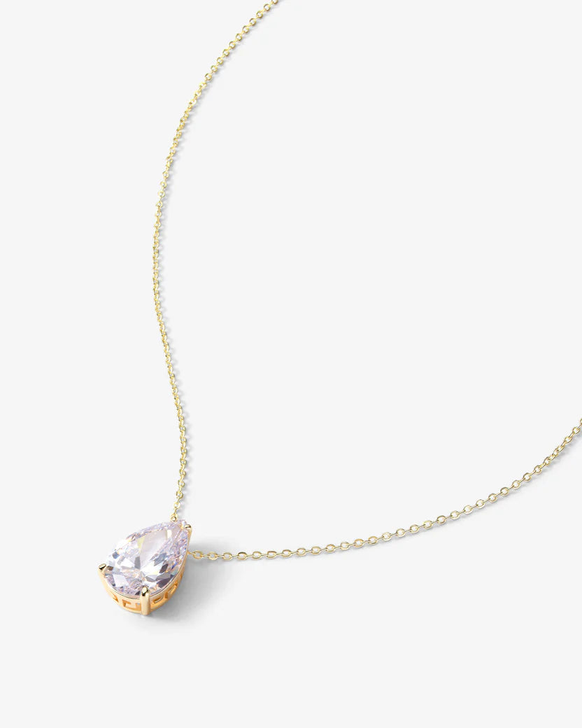 Melinda Maria "Are You Jealous" Necklace, Gold/White