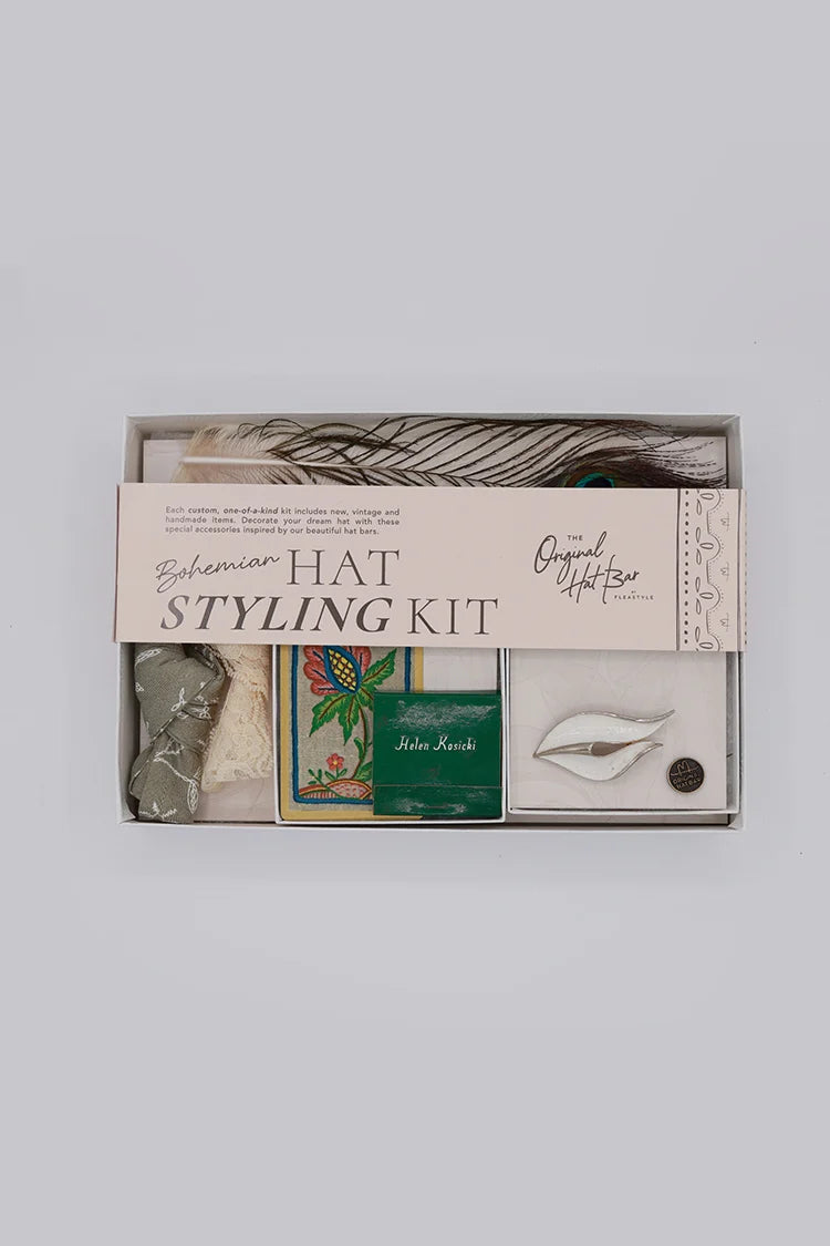 Flea Style Hat Styling Kit - Bohemian Olive Leaf