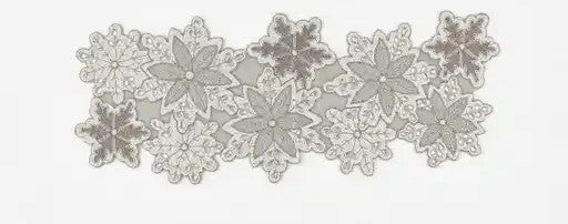 180 Degrees Snowflake Beaded Runner