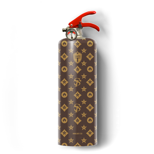 CHIC FIRE Safe-T Extinguisher: Classic Monogram Pattern (Louis)