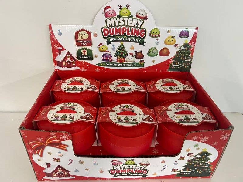 Mystery Dumpling Christmas Squish Buns