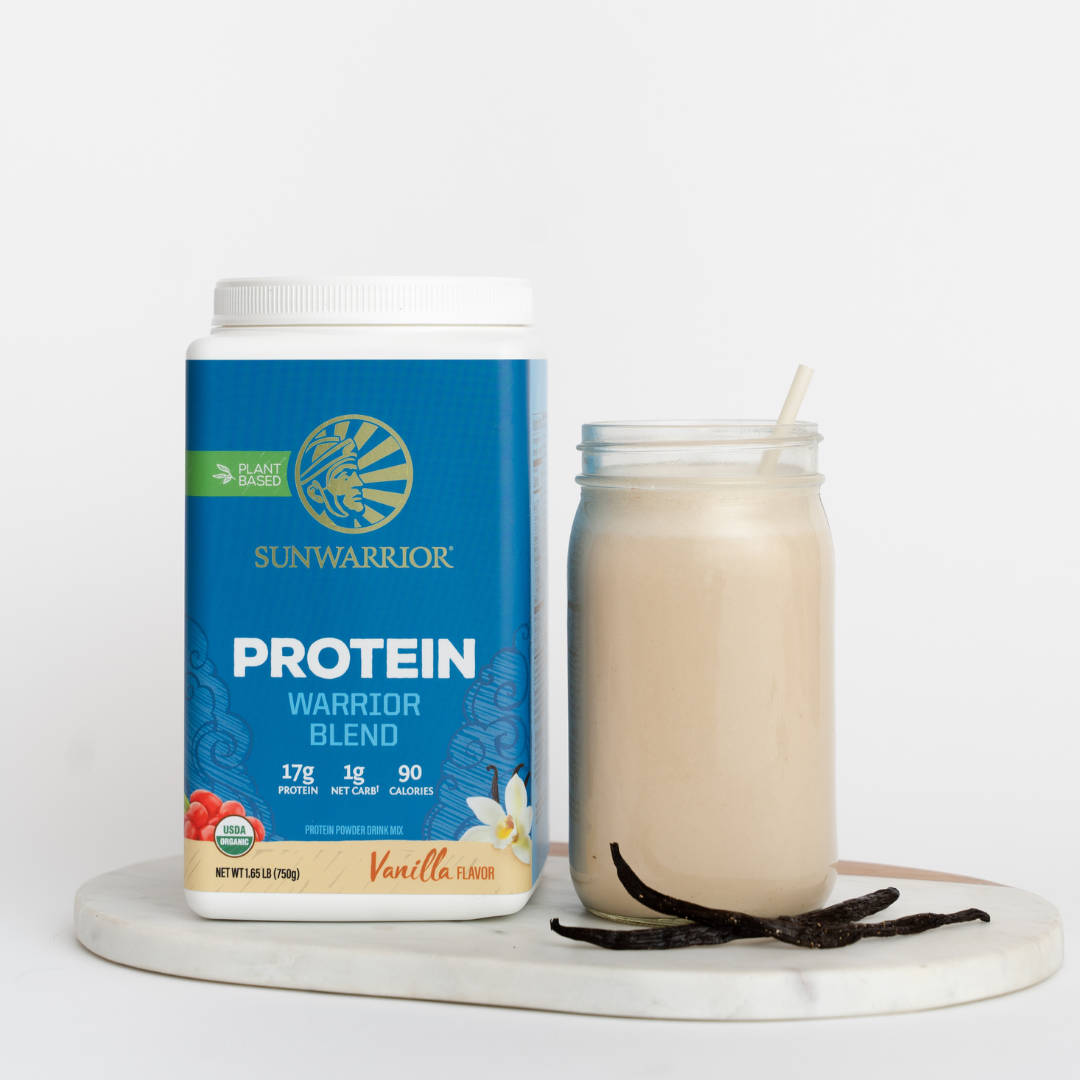 SUNWARRIOR- Warrior Blend Vanilla Protein - Pea Protein Powder