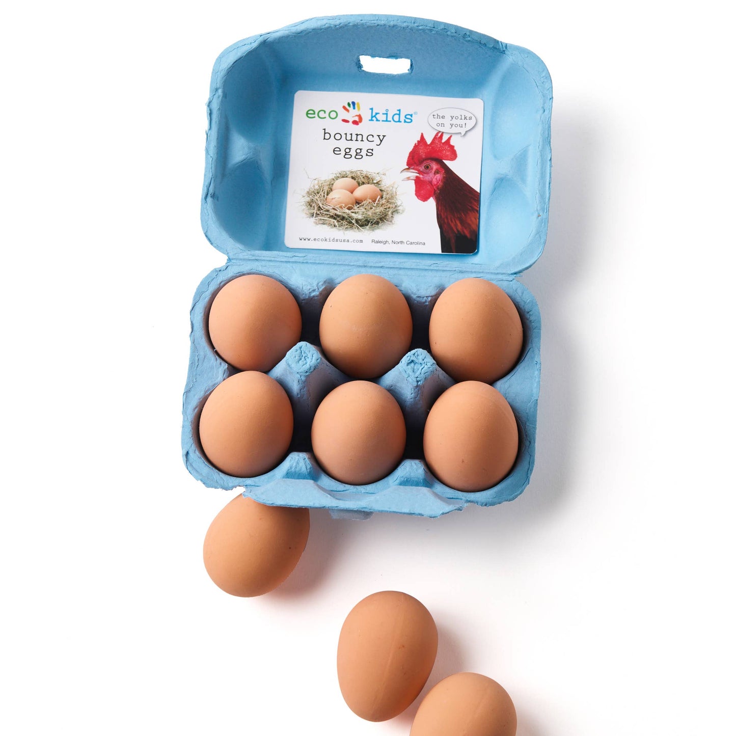 Eco Kids Bouncy Eggs - case