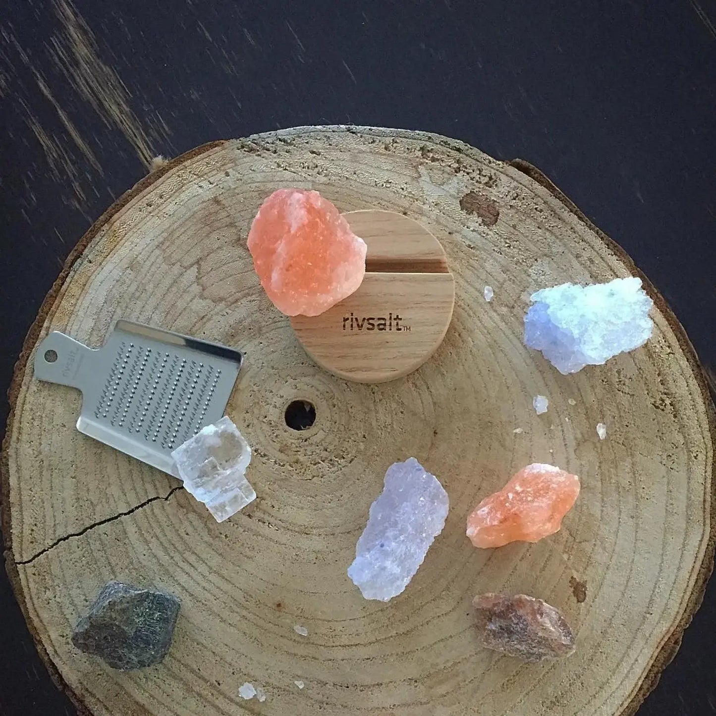RIVSALT™ - Salt Rock Selection Glass Jar
