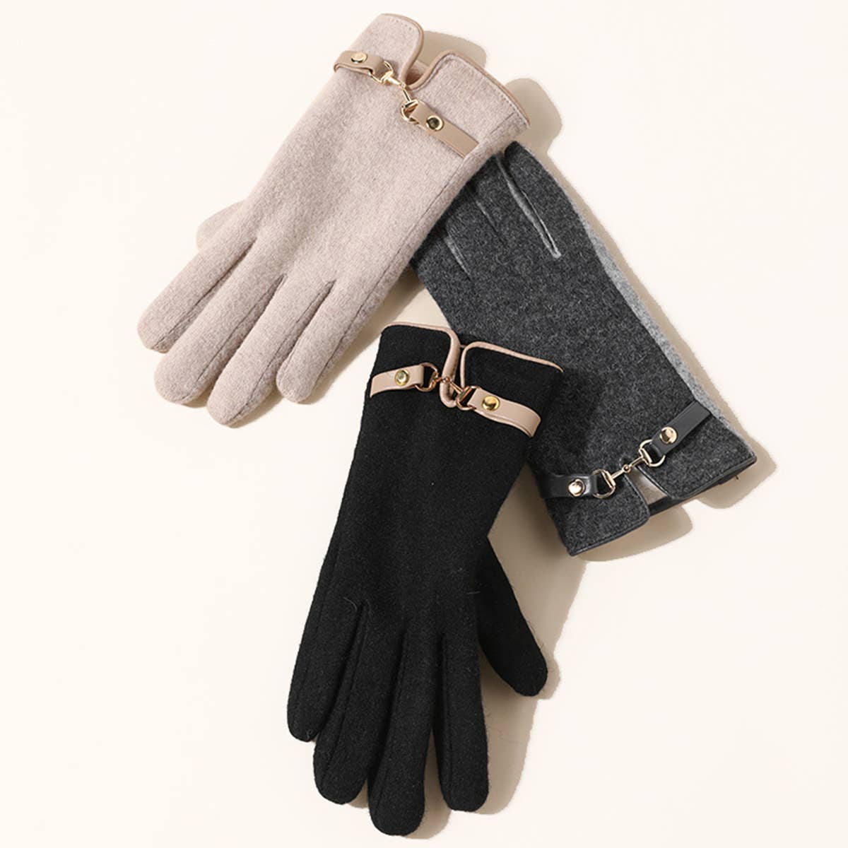 Cute Wool Touchscreen Gloves – Winter for Women_CWAG0048