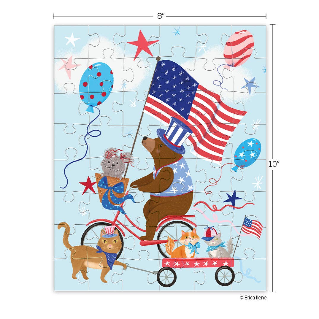 WerkShoppe Paws & Stripes 48 Piece Puzzle Snax