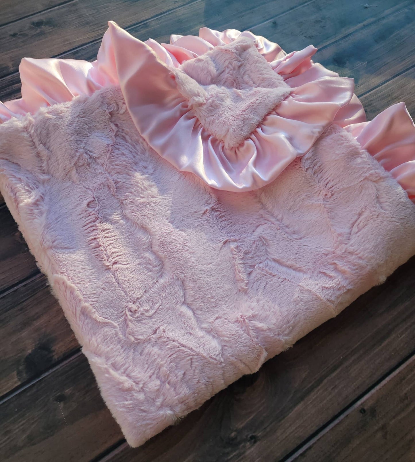 Cuddle Couture Baby Pink Minky Blanket (Various Sizes)