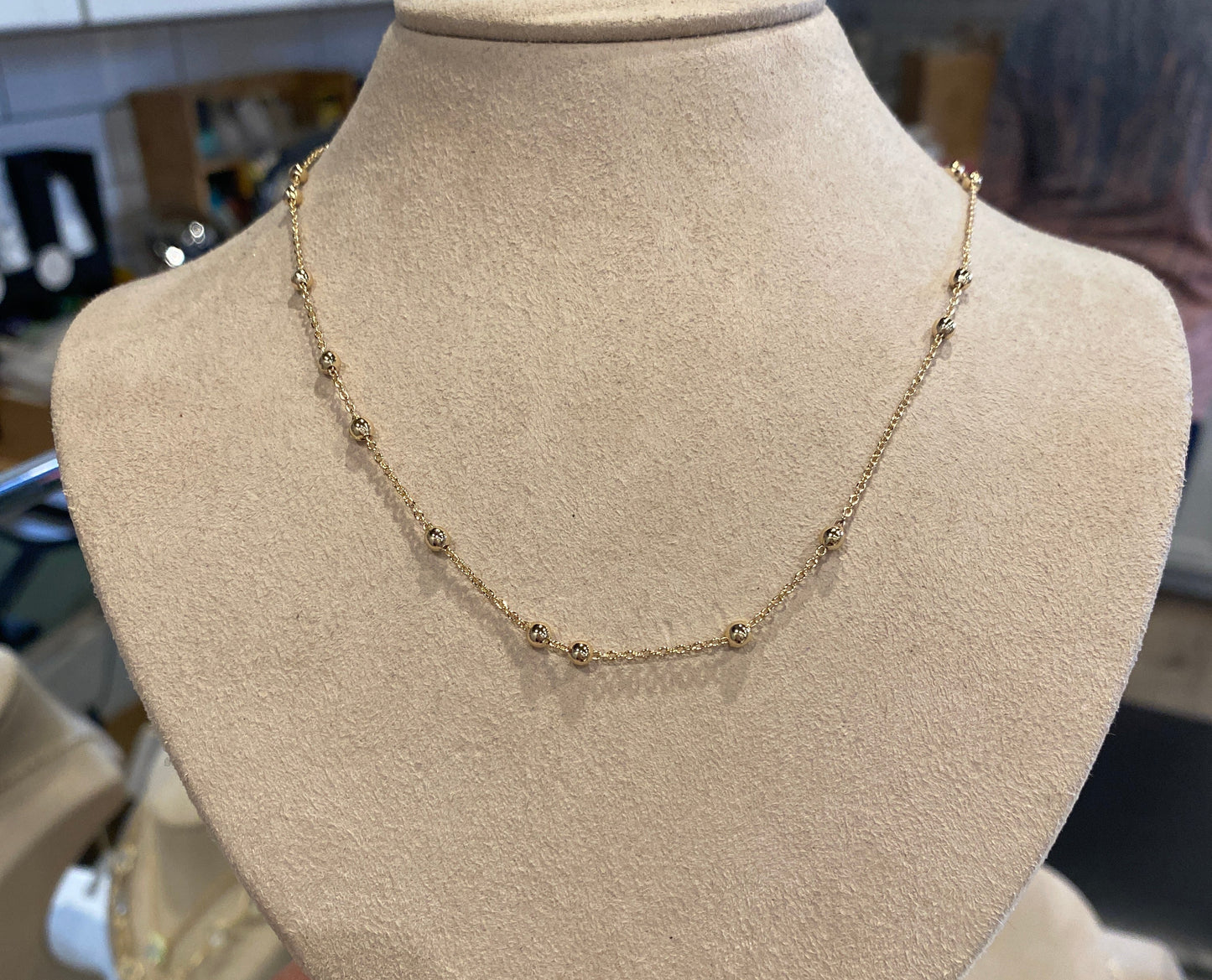 The "Sonnet" Floating Bead Necklace