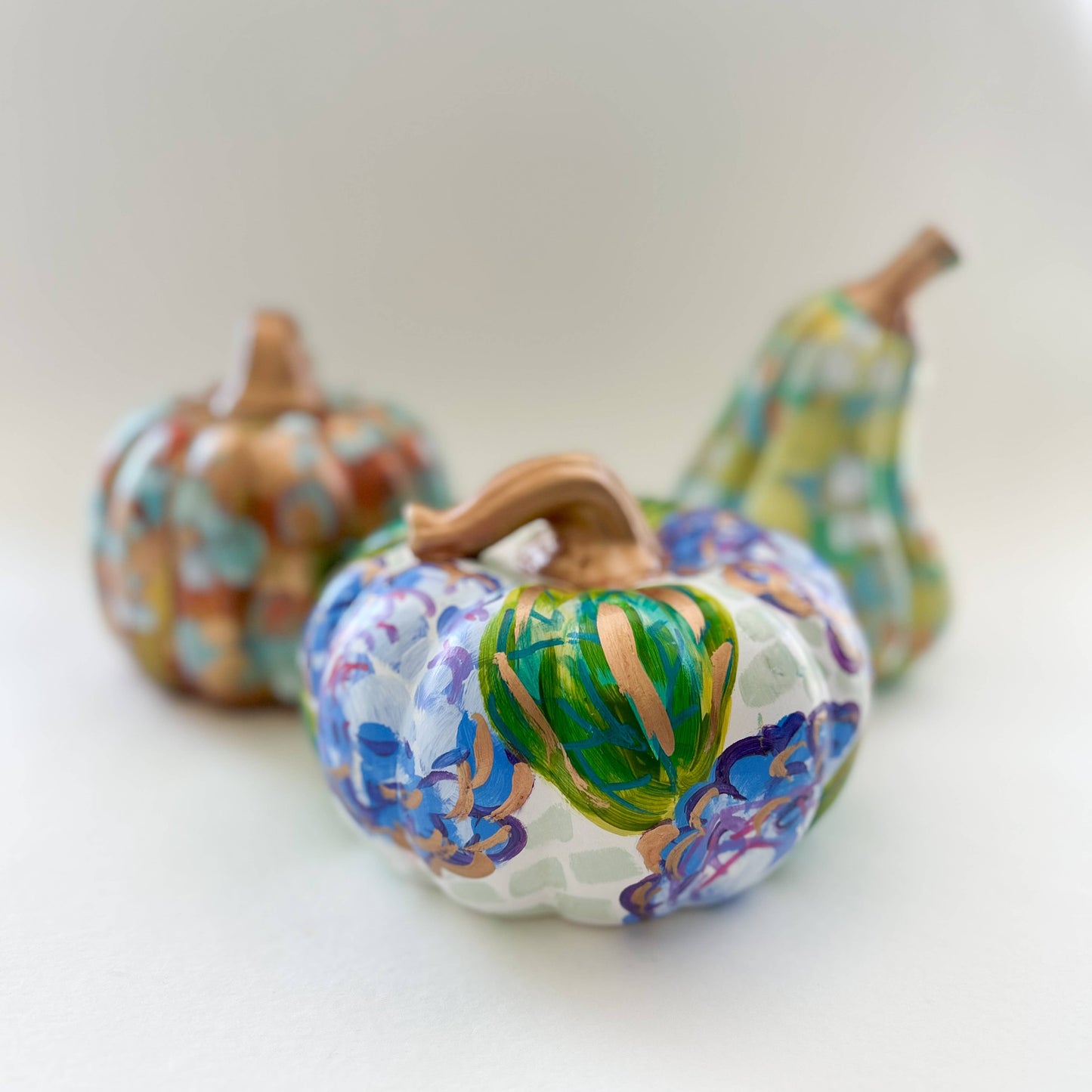 Jessica Reynolds Copper Abstract Pumpkin