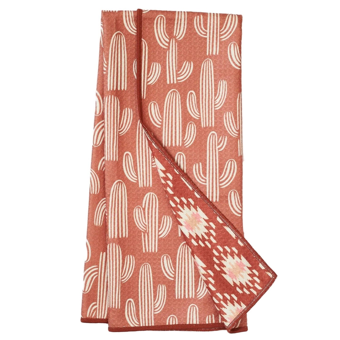 Once Again Home Anywhere Towel Reversible -  Cacti