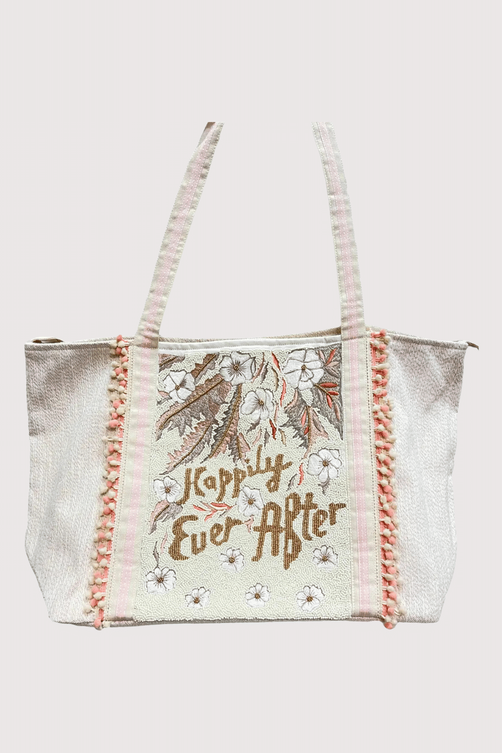 Happily Ever After Beaded Tote Bag