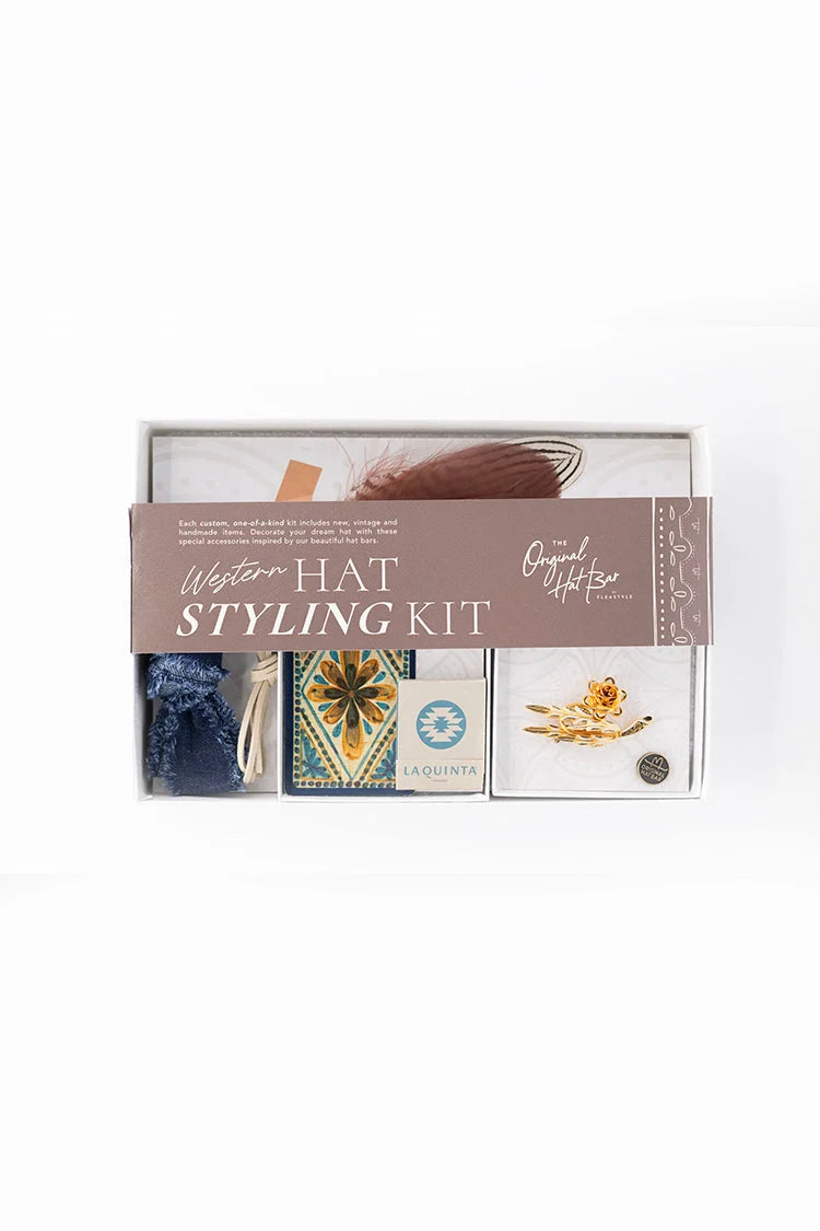 Flea Style Hat Styling Kit - Western Dark Denim