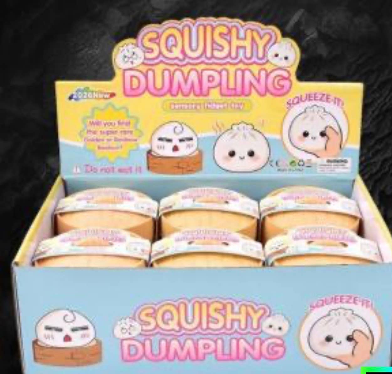 The Viral Dumpling Squishy  - Glitter Edition