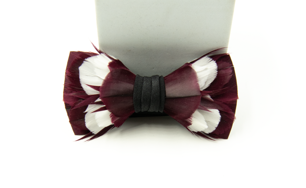 Monarch & Mariposa Feather Bow Tie - The Alumni