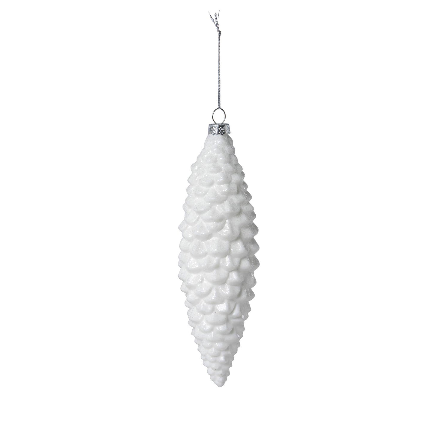 Park Hill Collection Frosted White Pinnacle Pinecone