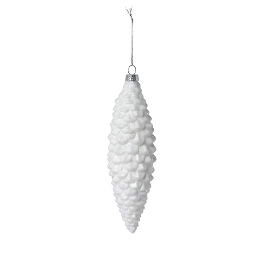 Park Hill Collection Frosted White Pinnacle Pinecone