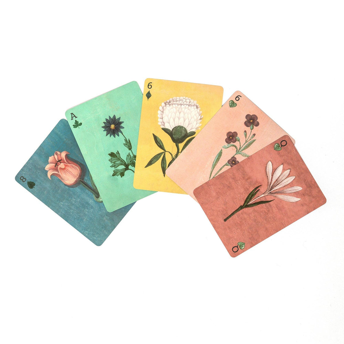 Roomytown Playing Cards - Set of Two Decks - Festival of Flowers