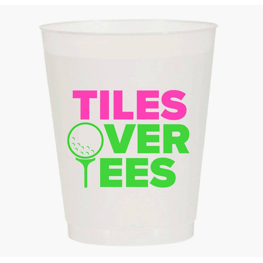 MAHJI MAMAS “TILES OVER TEES” FROST FLEX CUPS
