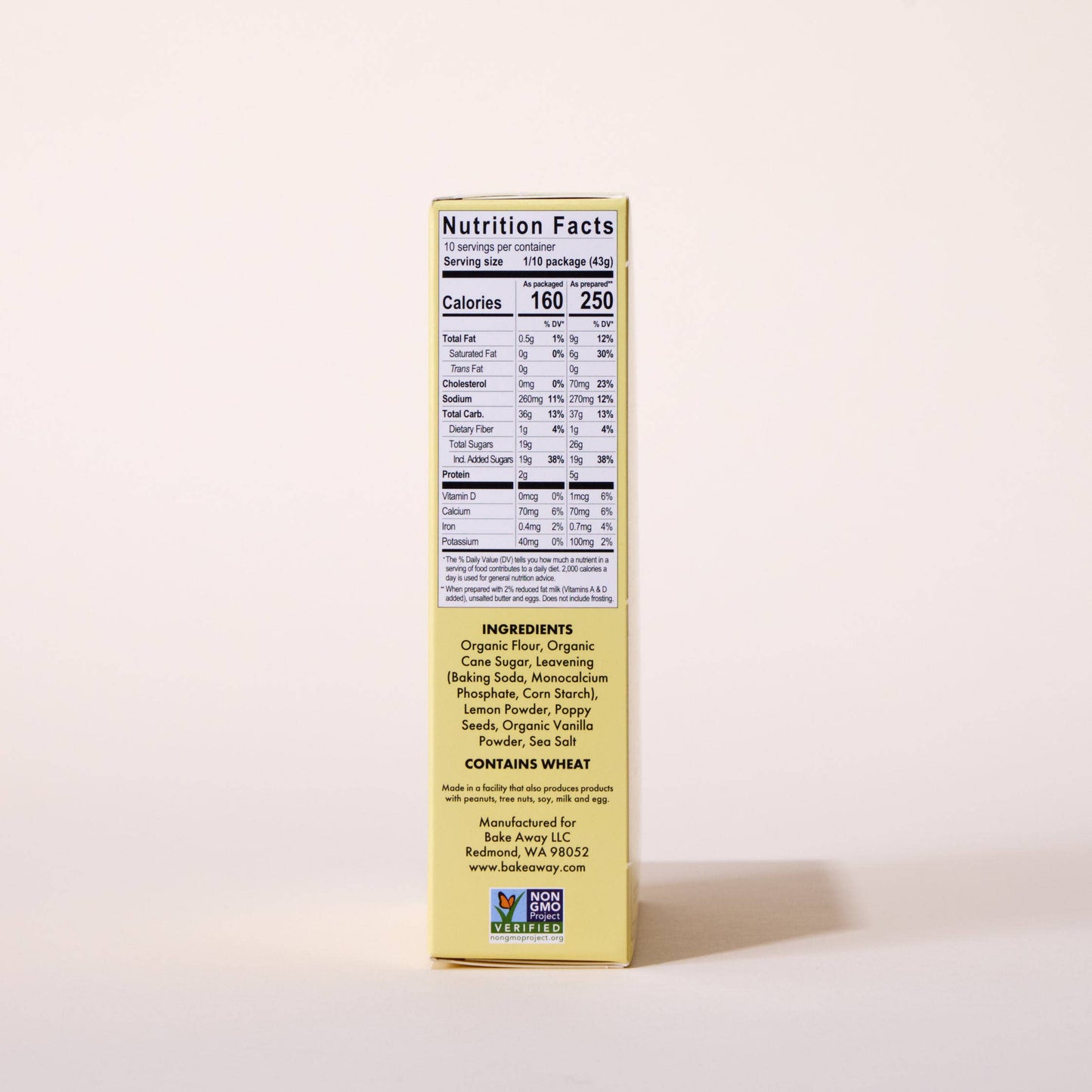 Bake Away LA Lemon Poppyseed Cake Mix