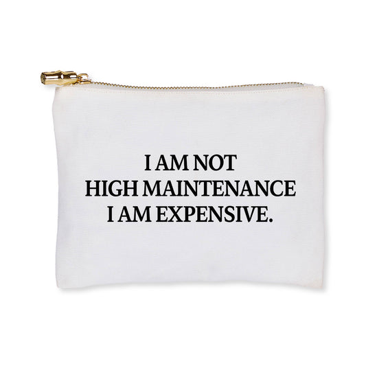 Toss Designs Flat Zip - "High Maintenance"