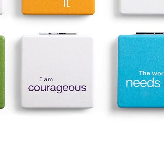 Demdaco "Notes to Self" Pocket Mirror 3in