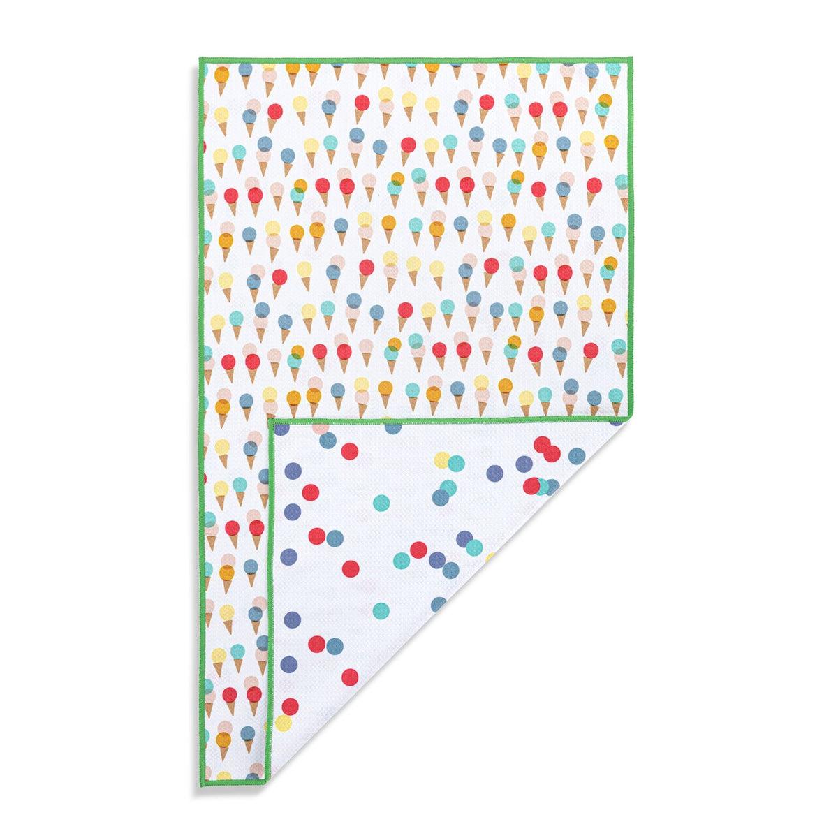Demdaco Ice Cream Absorbent Reversible Towel