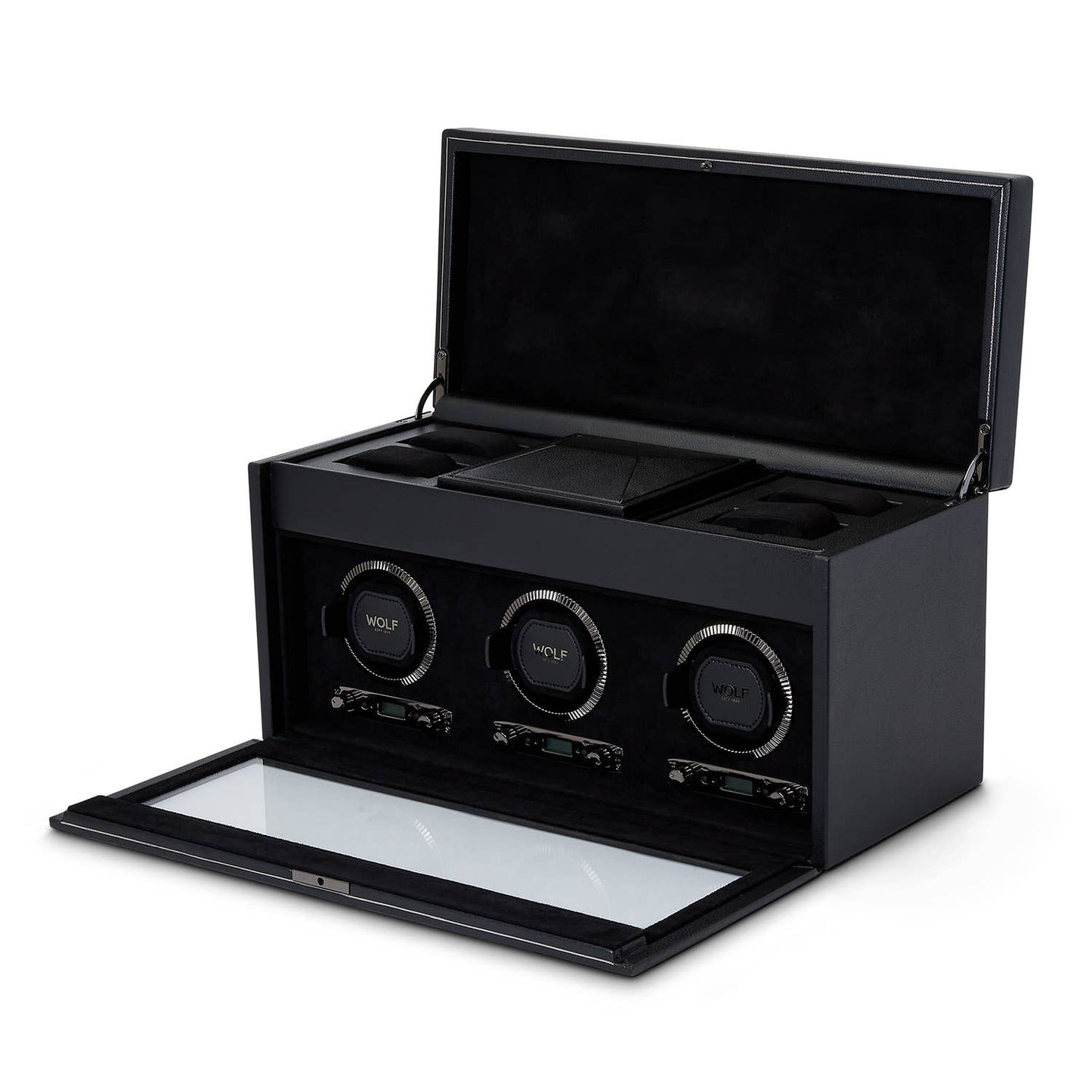 WOLF 1834 British Racing Triple Watch Winder