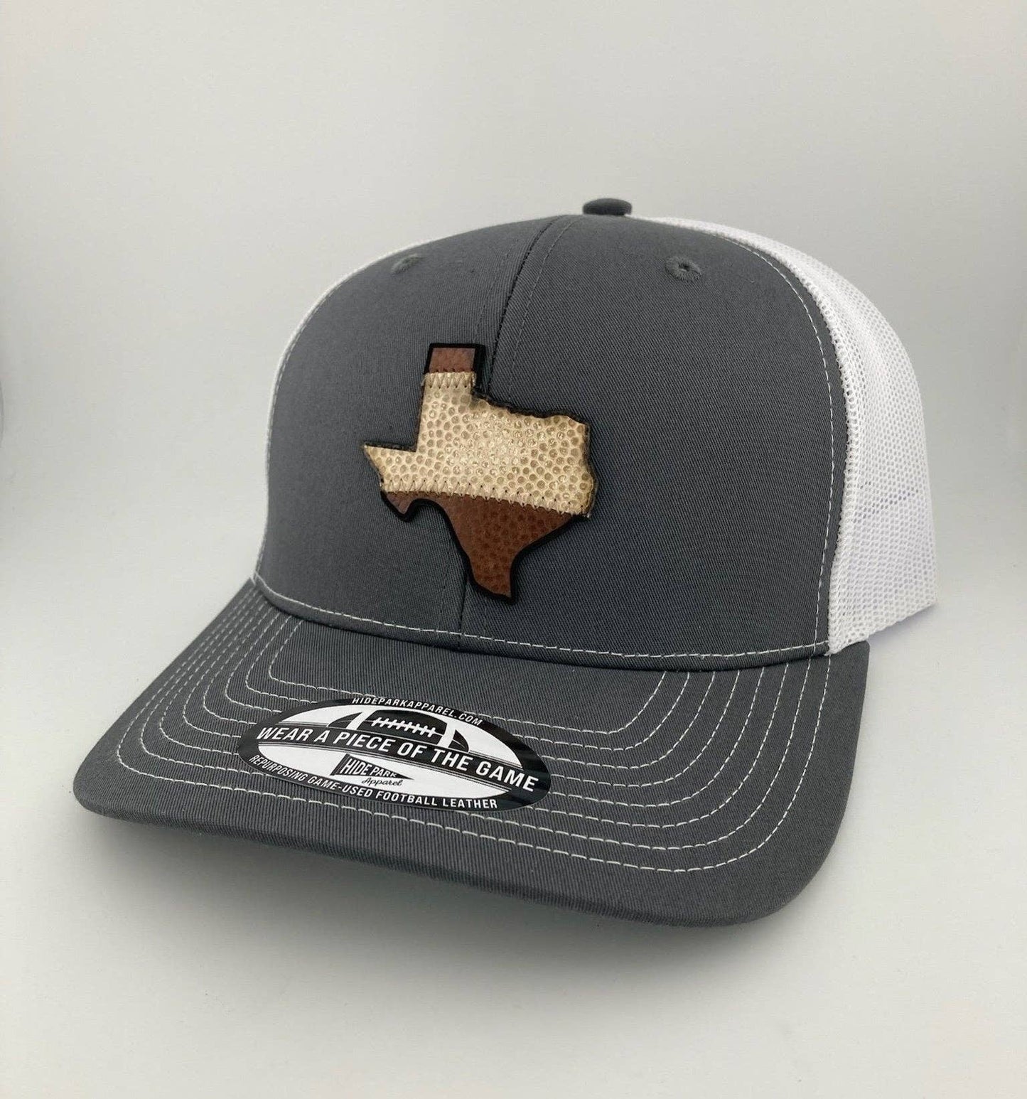 Hide Park The Lone Stripe State Football Leather Hat
