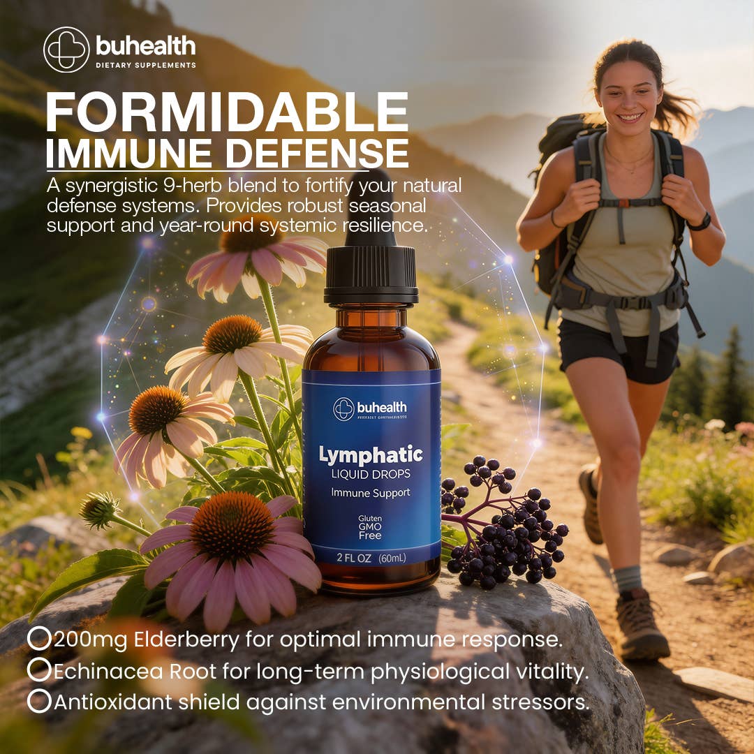 Natural Lymphatic Drainage Drops 2 fl oz (60 mL)