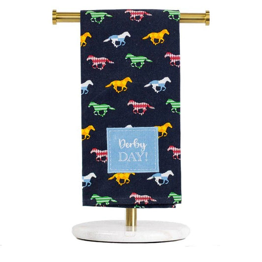 Royal Standard Derby Day Hand Towel (Navy/Multi) 20x28