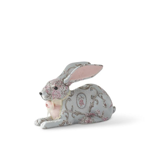 KK 10" Blue Floral Patterned Easter Bunny